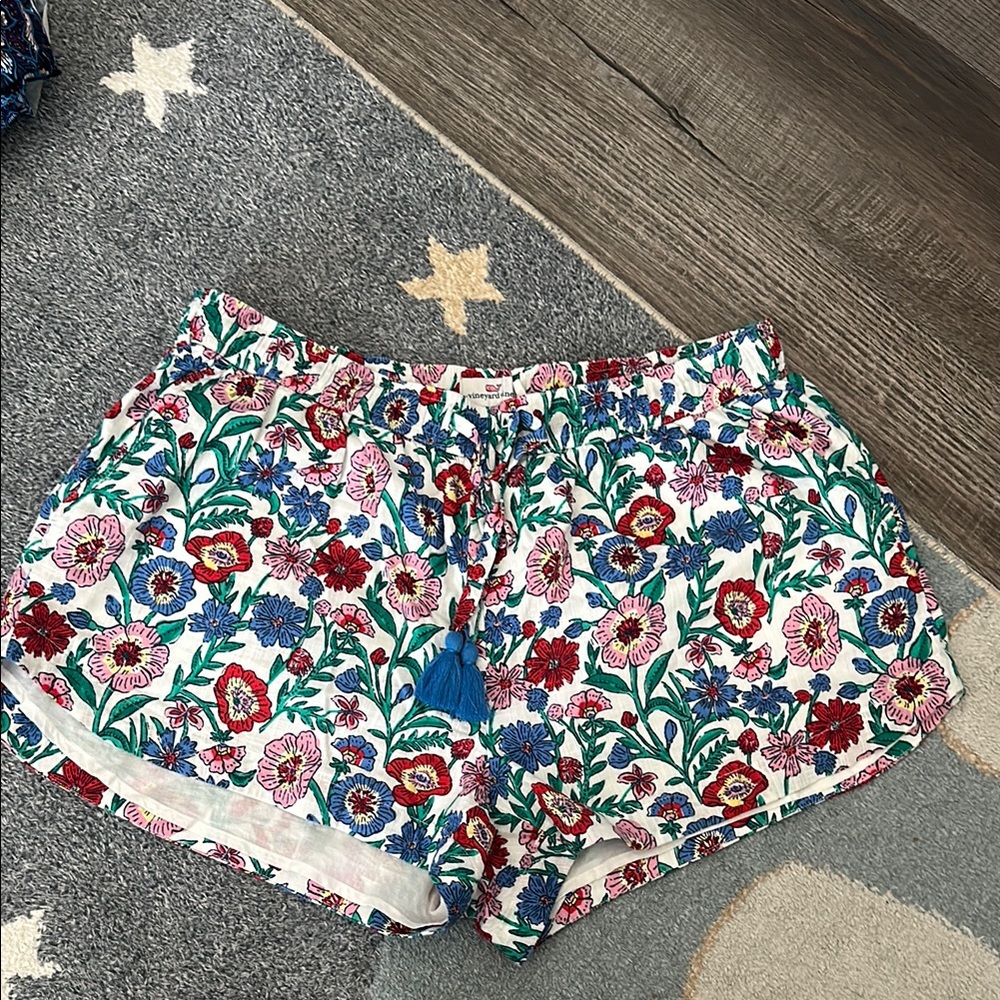 Vineyard Vines Red and Blue Athletic Shorts